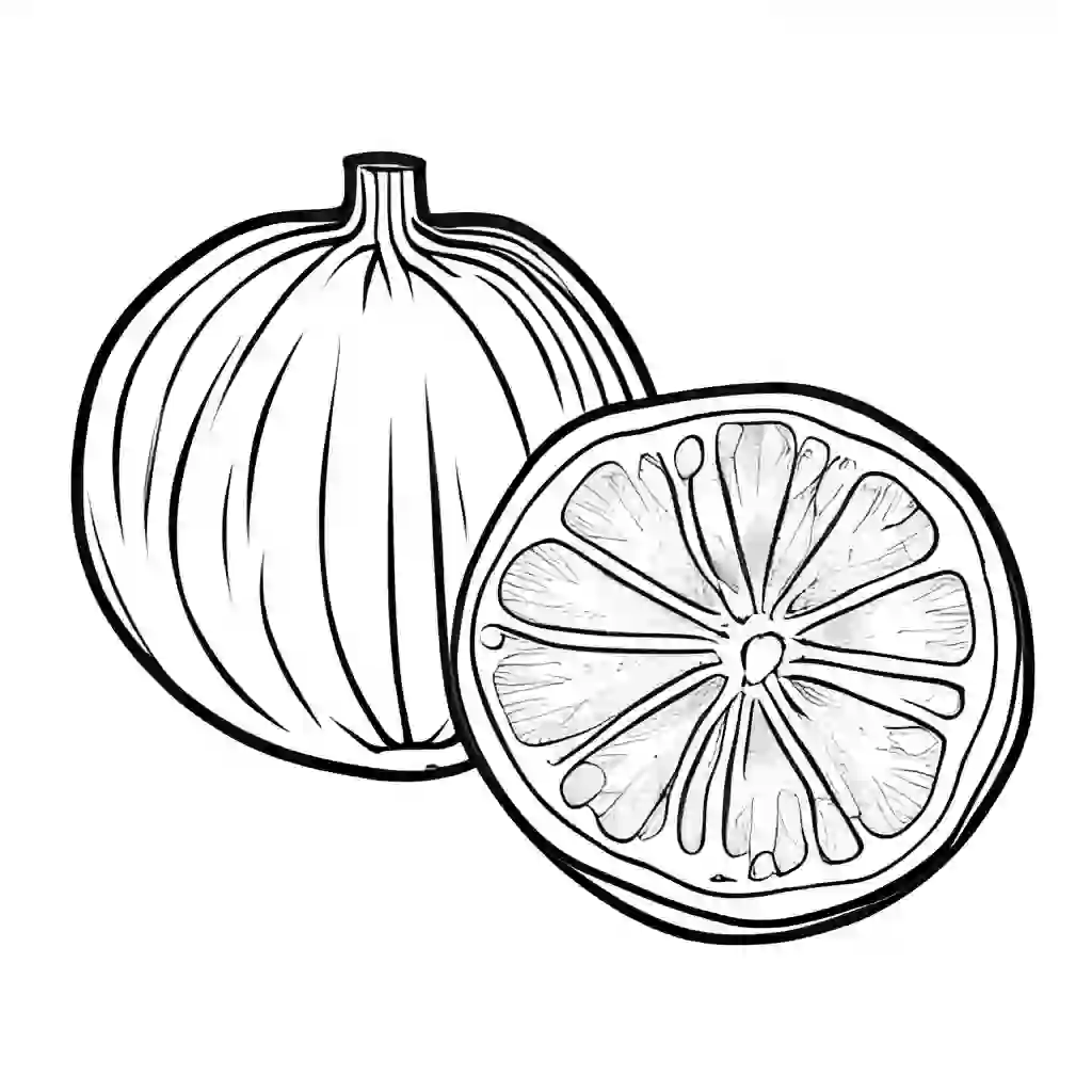 Ugli fruit coloring pages